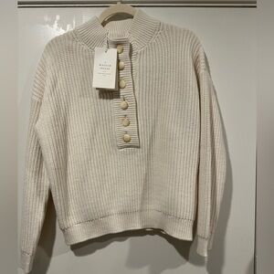 Sezane Pull Lucas Ecru